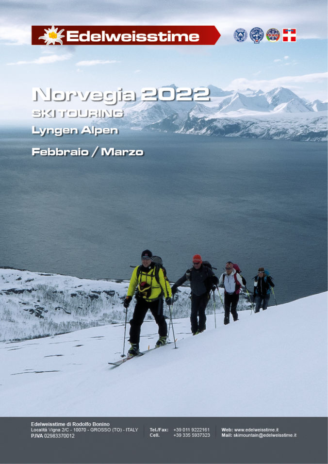  Norvegia - Lyngen Alpen - Sci Alpinismo - Edelweisstime